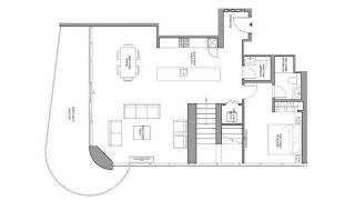 Apartment floor plan, 3 bedrooms in Aquamont No. 11013